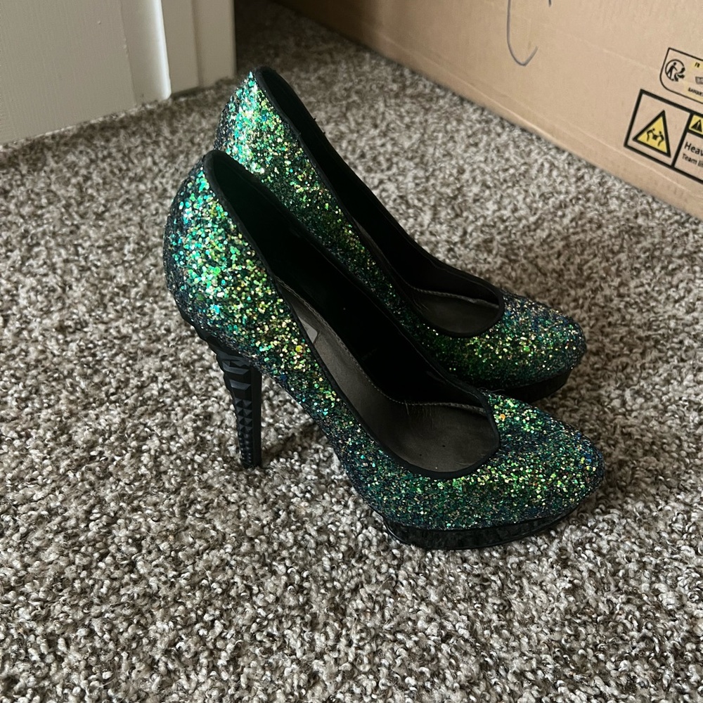 Glitter Heels